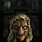 Witchwood™ 5 ft Life-Size Animatronic Indoor/Covered Outdoor Zombie Maid Halloween Decoration, HHLADY-4FLSA