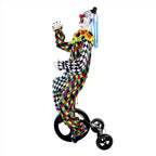 Witchwood™ 5.9 ft Voice & Sound-Sensor Clown on Tricycle Halloween Animatronic, HHTRIBKCLOWN-1FLSA