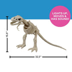Witchwood™ 15 1/2" Animated Light-Up Tyrannosaurus Rex Skeleton Halloween Decoration - One Size