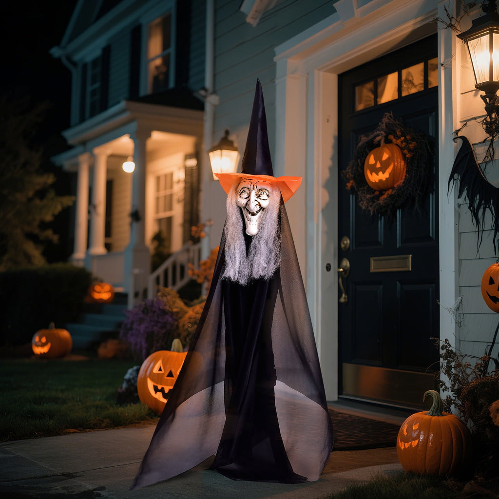 Witchwood™ Fun Little Toys 3 Pcs Halloween Witch Decorations, 43" Wicked Witches Decor, Scary Halloween Stakes for Outdoor Graveyard, Garden, Yard, Lawn, Walkway Party Supplies