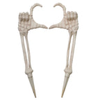 Witchwood™ Halloween Skeleton Stakes Decorations, Love Pose 2 Piece Hands Arms with Lawn Stakes for Outdoor Yard Garden Decor