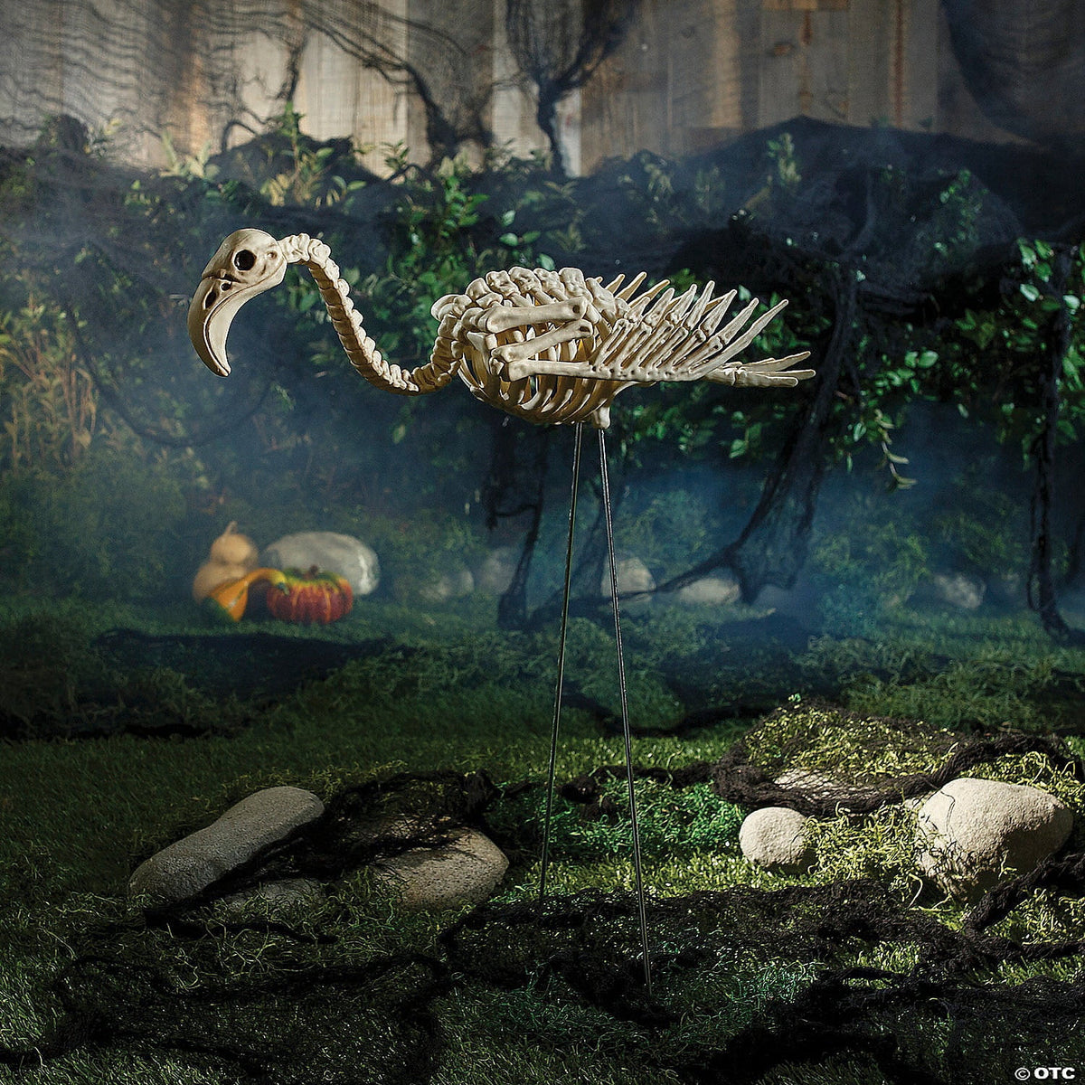 Witchwood™ 27" Flamingo Skeleton Halloween Decoration
