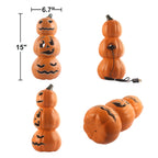 Witchwood™ 15 Inch Large LED Jack O Lantern - Perfect For Garden, Patio & Front Door Halloween Decor