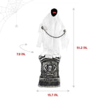 Witchwood™ 4.3 ft Touch-Activated Animated Spectre on Tomb Halloween Accessory, HHRPRTOMB-1FLSA