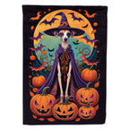 Witchwood™ Halloween Italian Greyhound Dog House Flag 28x40IN Double-Sided Polyester Decorative Sleeve Pole Flag for Outdoor Home Garden