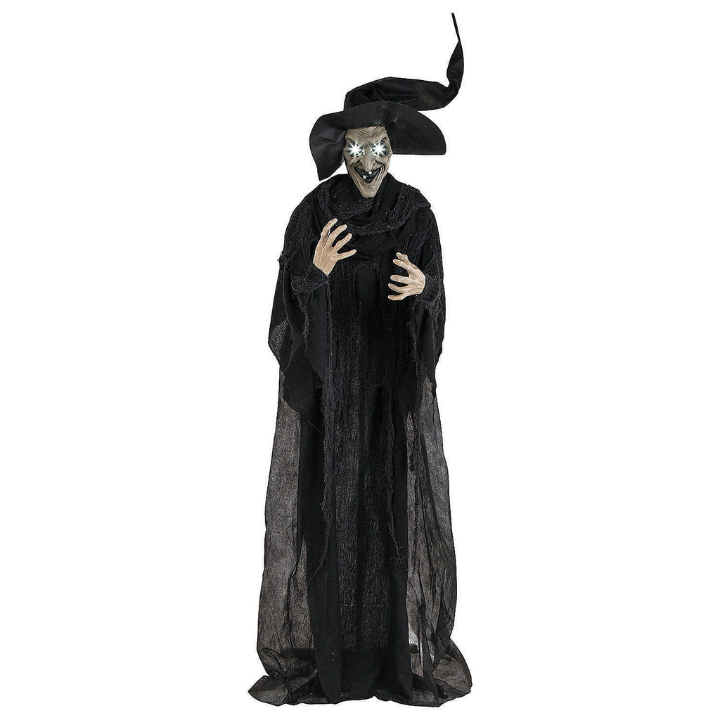 Witchwood™ Light-Up Standing Witch Halloween Decoration, Home Decor, Halloween, 1 Pieces