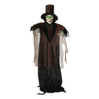 Witchwood™ 5 Ft. 6" Light-Up Black Skeleton Standing Halloween Decoration