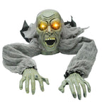 Witchwood™ Halloween Groundbreaker Halloween Decorations Zombie with Sound and Flashing Eyes,Outdoor Scary Halloween Yard Decorations