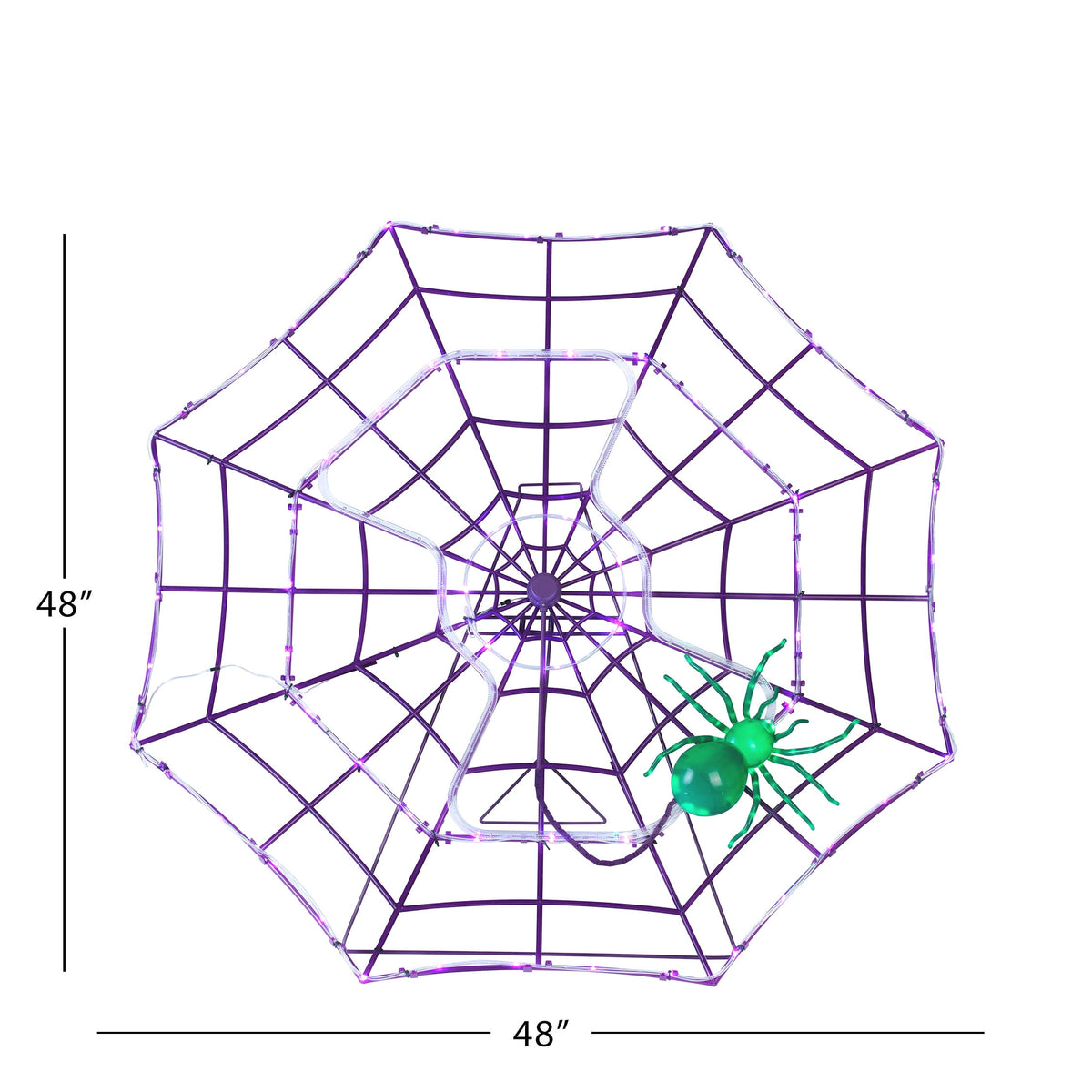 Witchwood™ 4 ft. Outdoor Animated Spider Web - Purple Web