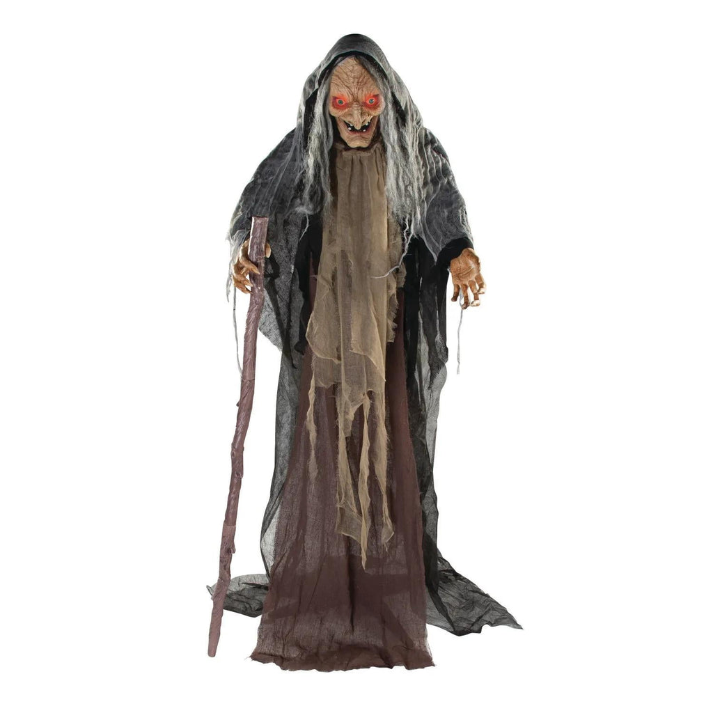 Witchwood™ Fun Express 5-Foot Animated Standing Witch Creepy Halloween Decoration