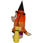 Witchwood™ Halloween Inflatable Bingo in Witch Costume , 3.5 ft Tall, Multi
