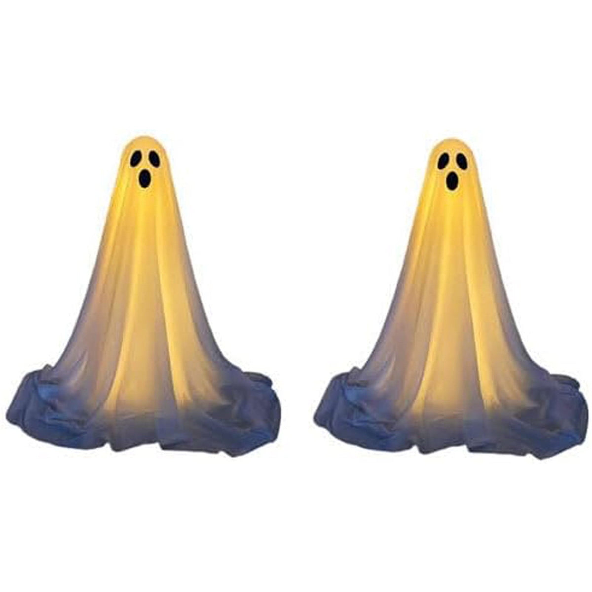 Witchwood™ Halloween Ghost Decorations 8ft Tall Glowing White Fabric Ghost with Light Stand for Front Porch Yard Indoor Outdoor Spooky Party Decor