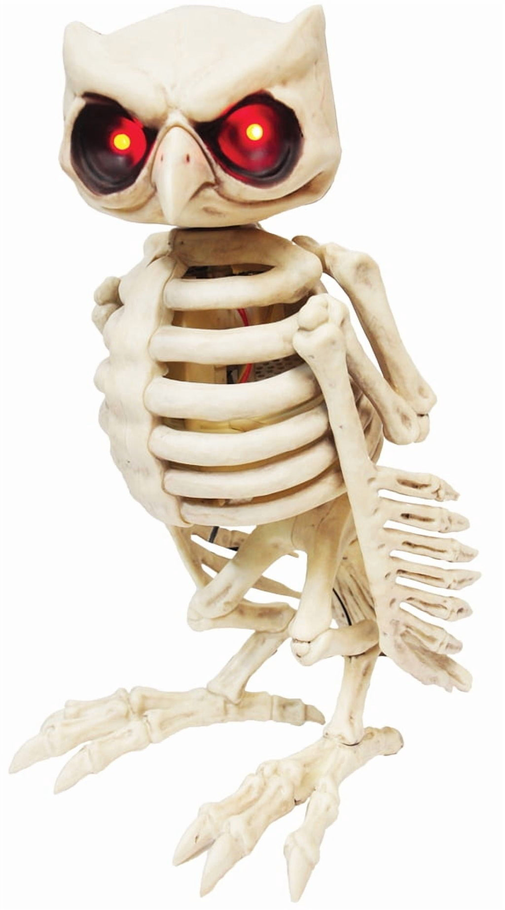 Witchwood™ 14" Animated Owl Skeleton Halloween Decoration