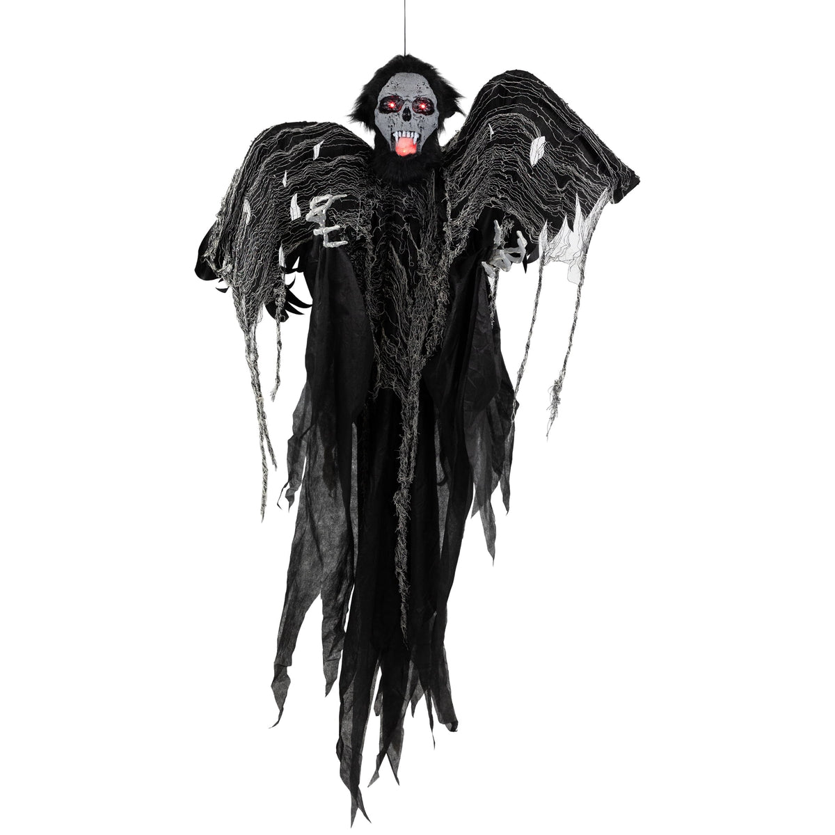 Witchwood™ Animated Hanging Zombie Vampire with Lights and Sound Halloween Decoration - 5'