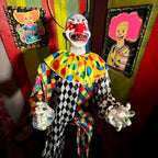 Witchwood™ 5.9 ft Voice & Sound-Sensor Clown on Tricycle Halloween Animatronic, HHTRIBKCLOWN-1FLSA