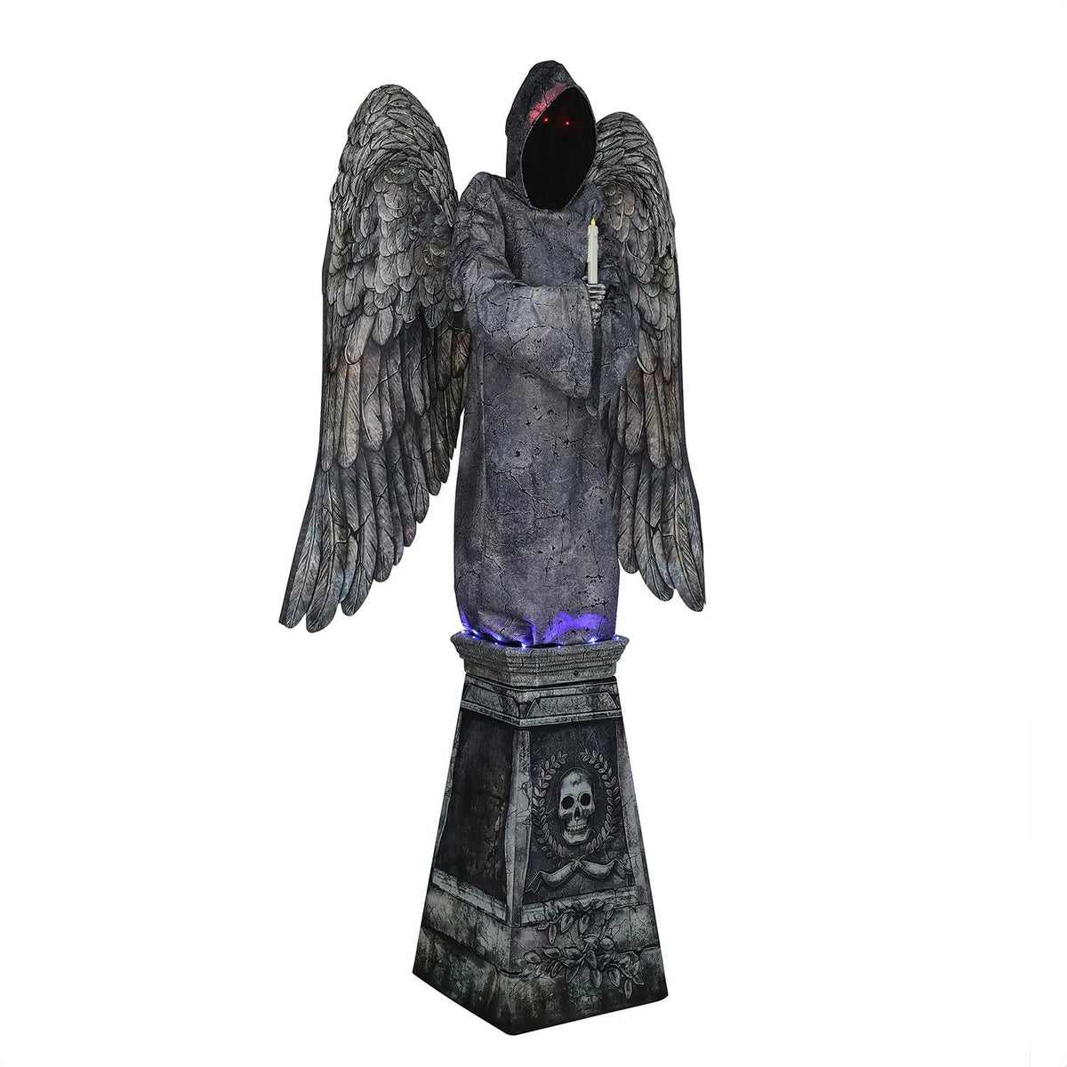 Witchwood™ 96" Cemetery Angel Animated Prop ? Creepy Halloween Yard Decoration