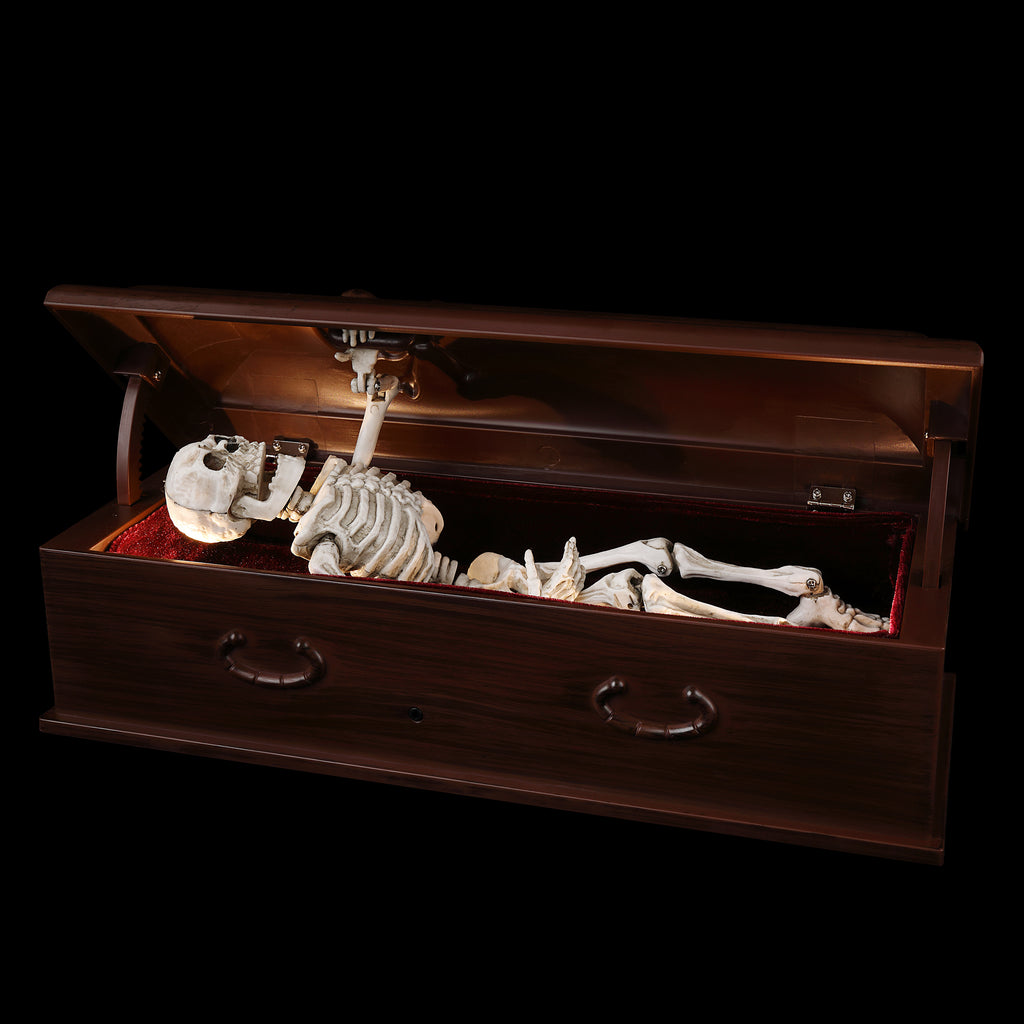 Witchwood™ 12in Animated Skeleton Coffin