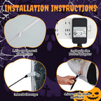 Witchwood™ 8 FT Halloween Inflatables UFO Alien Decoration Outdoor Halloween Decoration
