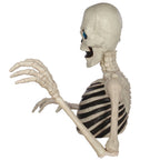 Witchwood™ 48" Halloween Giant Groundbreaker Skeleton with LED Light Moving Eyes, Creepy Sound Effect for Yard Porch Halloween Decoration