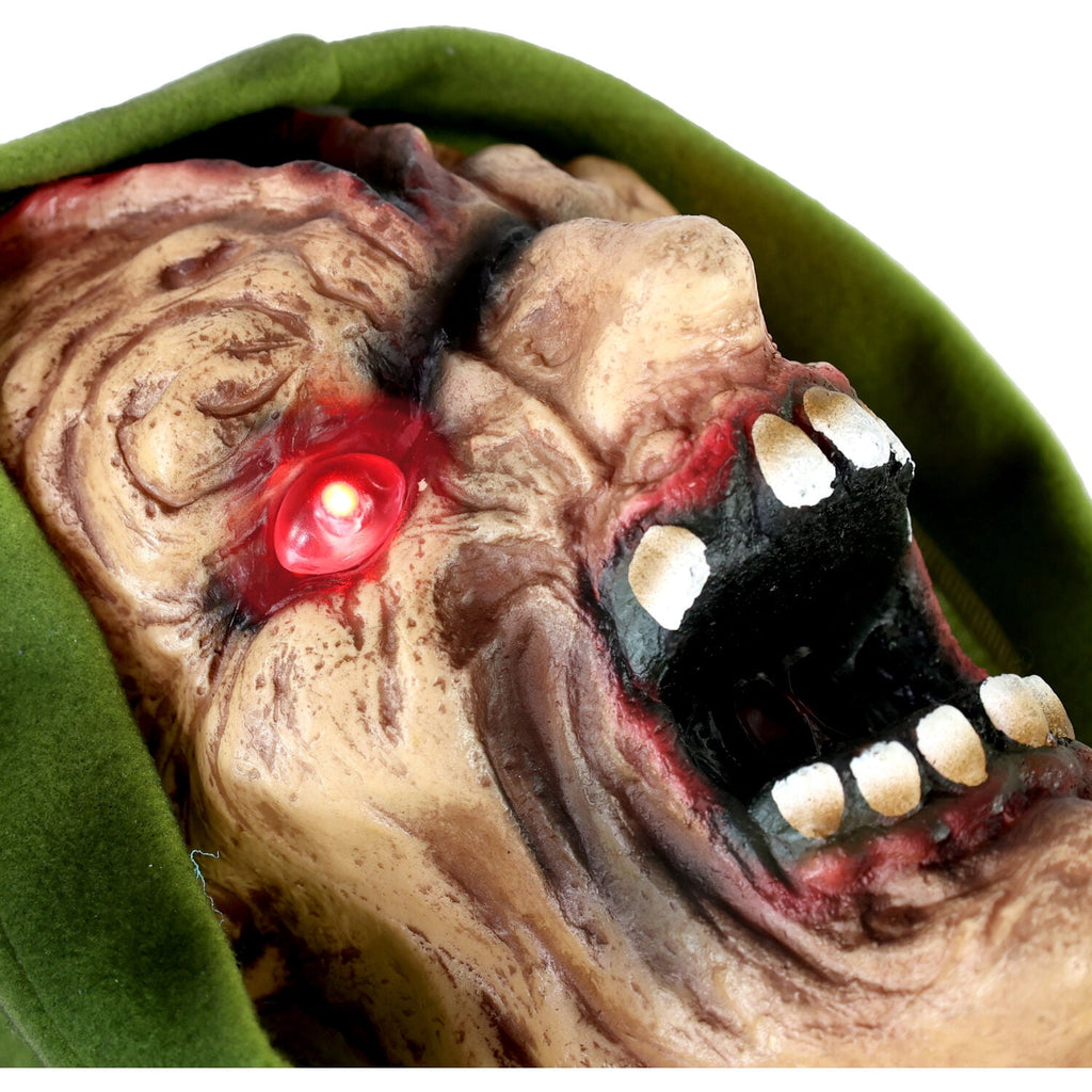 Witchwood™ 4.4 ft Voice-Sensor Impaled Zombie Halloween Animatronic, HHIMPZOMB-1FLSA
