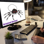 Witchwood™ Halloween Inflatable 6 FT Spider Inflatables Outdoor Decorations with Magic Light, Scary Inflatable Halloween Spider Blow Up Spider, Halloween Blow Up Decorations Outside Clearance for Holiday