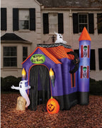 Witchwood™ Pre-Lit 12FT Halloween Airblown Inflatable Haunted House Archway Tunnel