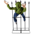 Witchwood™ 4.4 ft Voice-Sensor Impaled Zombie Halloween Animatronic, HHIMPZOMB-1FLSA