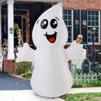 Witchwood™ Halloween Inflatables 5 FT Halloween Ghost Inflatable with Built-in LEDs, Cute Halloween Inflatable Ghost Blow up Ghost Inflatable, Outdoor Halloween Decorations for Halloween Holiday Party