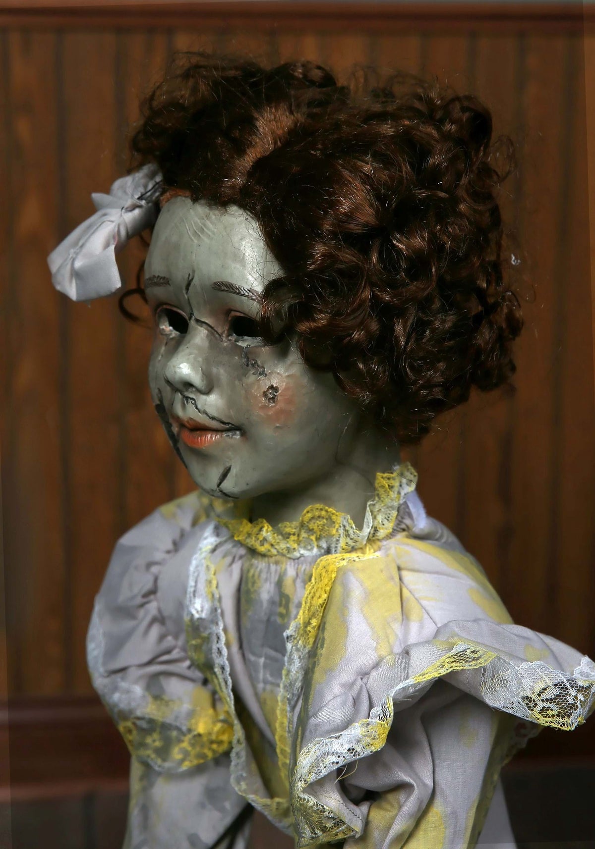 Witchwood™ Animated See-Saw Dolls Halloween Decoration - 36 in x 48 in
