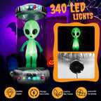 Witchwood™ 8 FT Halloween Inflatables UFO Alien Decoration Outdoor Halloween Decoration
