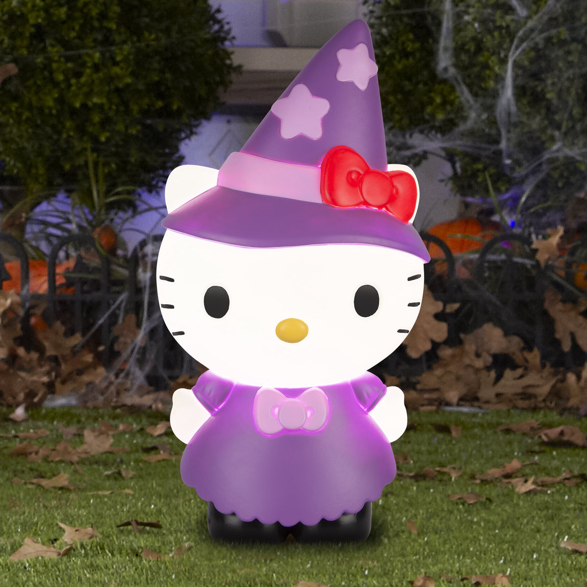 Witchwood™ Hello Kitty Halloween Multicolor Lighted Blow Mold Outdoor Decoration