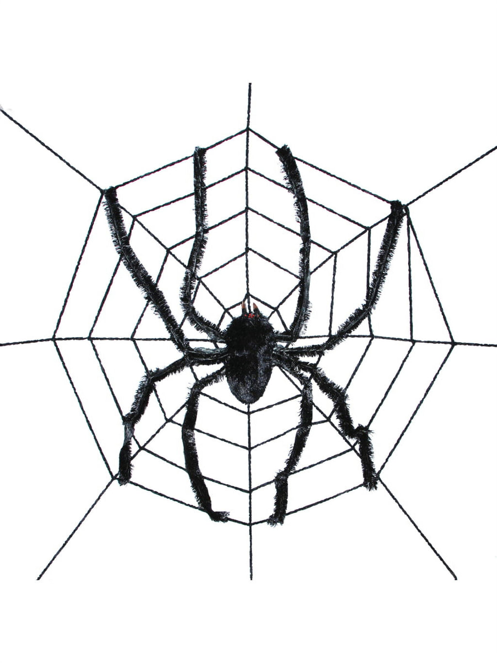 Witchwood™ Sunstar Spider Web with Spider Halloween Decoration - 8 ft
