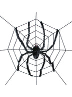 Witchwood™ Sunstar Spider Web with Spider Halloween Decoration - 8 ft