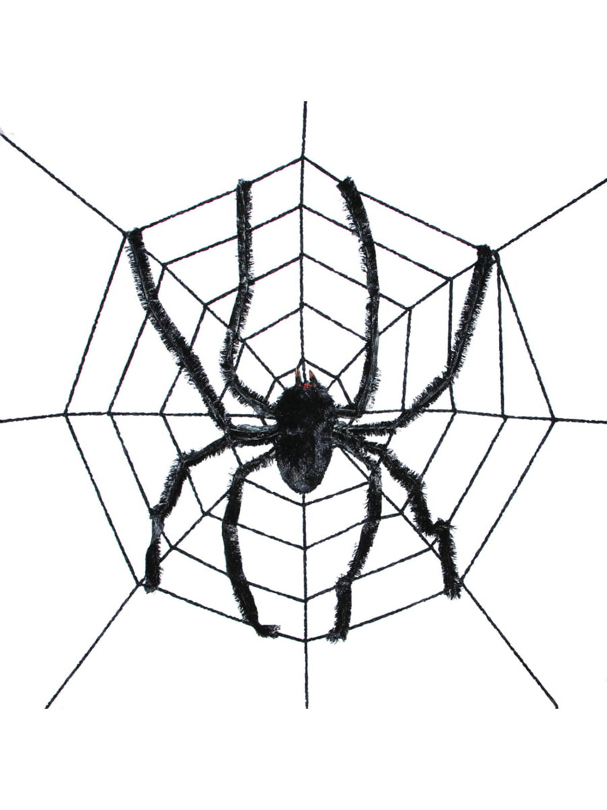 Witchwood™ Sunstar Spider Web with Spider Halloween Decoration - 8 ft