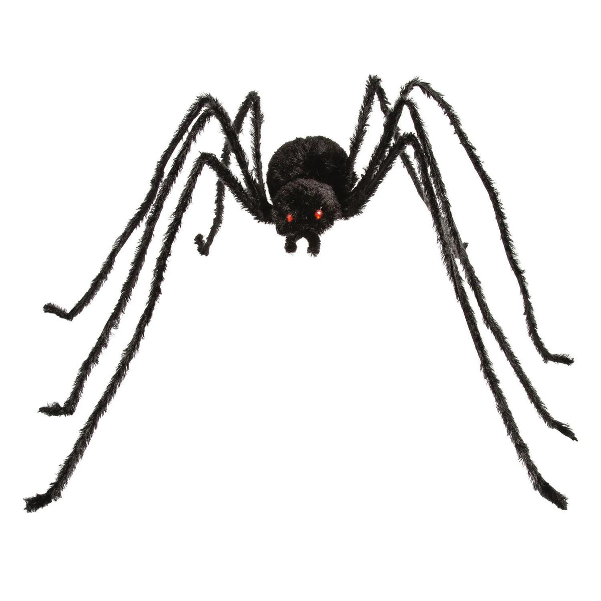 Witchwood™ 36 1/2" x 5 Ft. 1 3/4" Black Spider with Light-Up Eyes Halloween Decoration