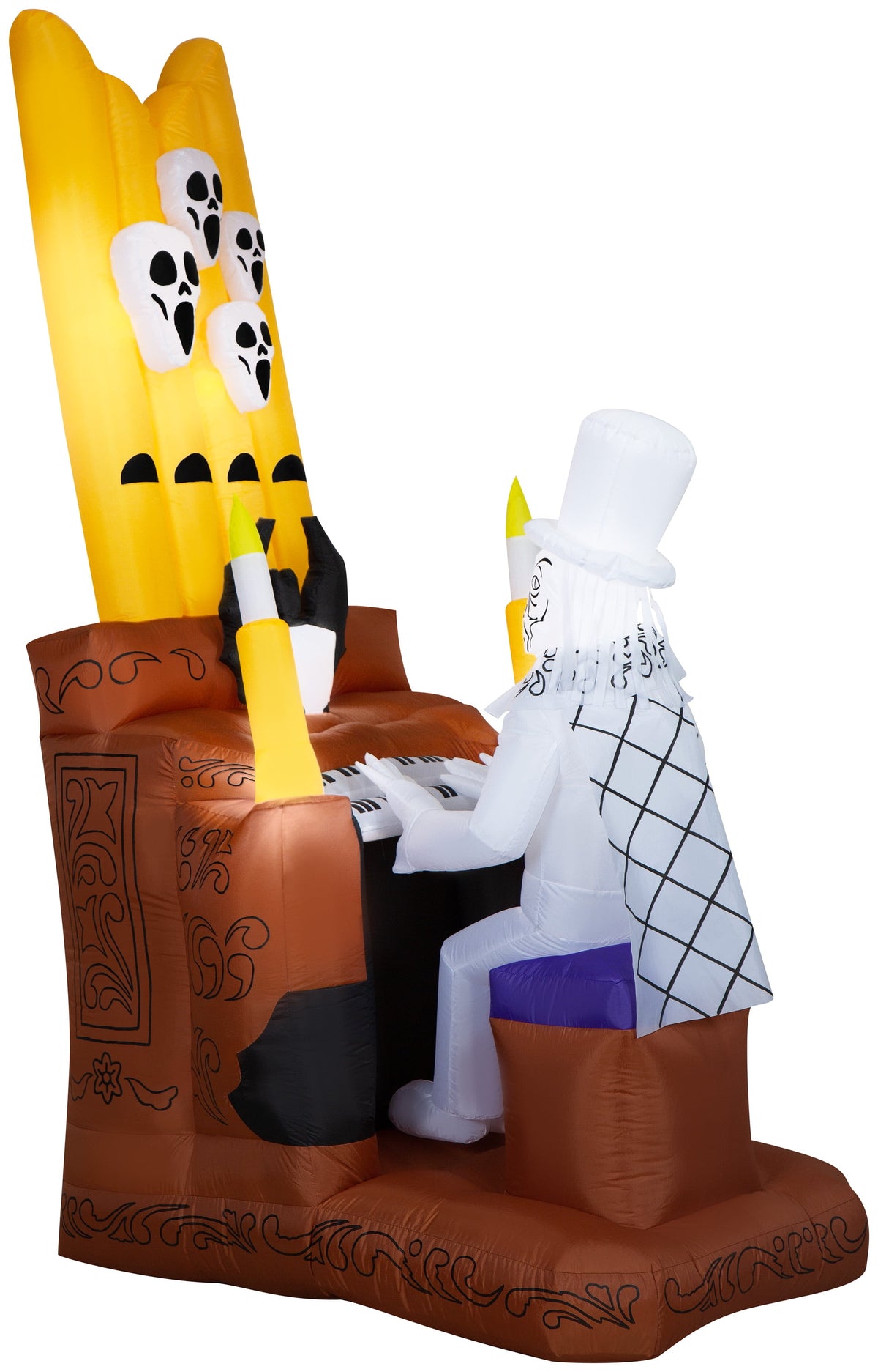 Witchwood™ 7 Ft Haunted Mansion Airblown Inflatable Animated Organ Player Halloween Decoration