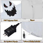 Witchwood™ Costway 12ft Inflatable Halloween Blow Up Ghost Decoration w/ Built-in LED Light