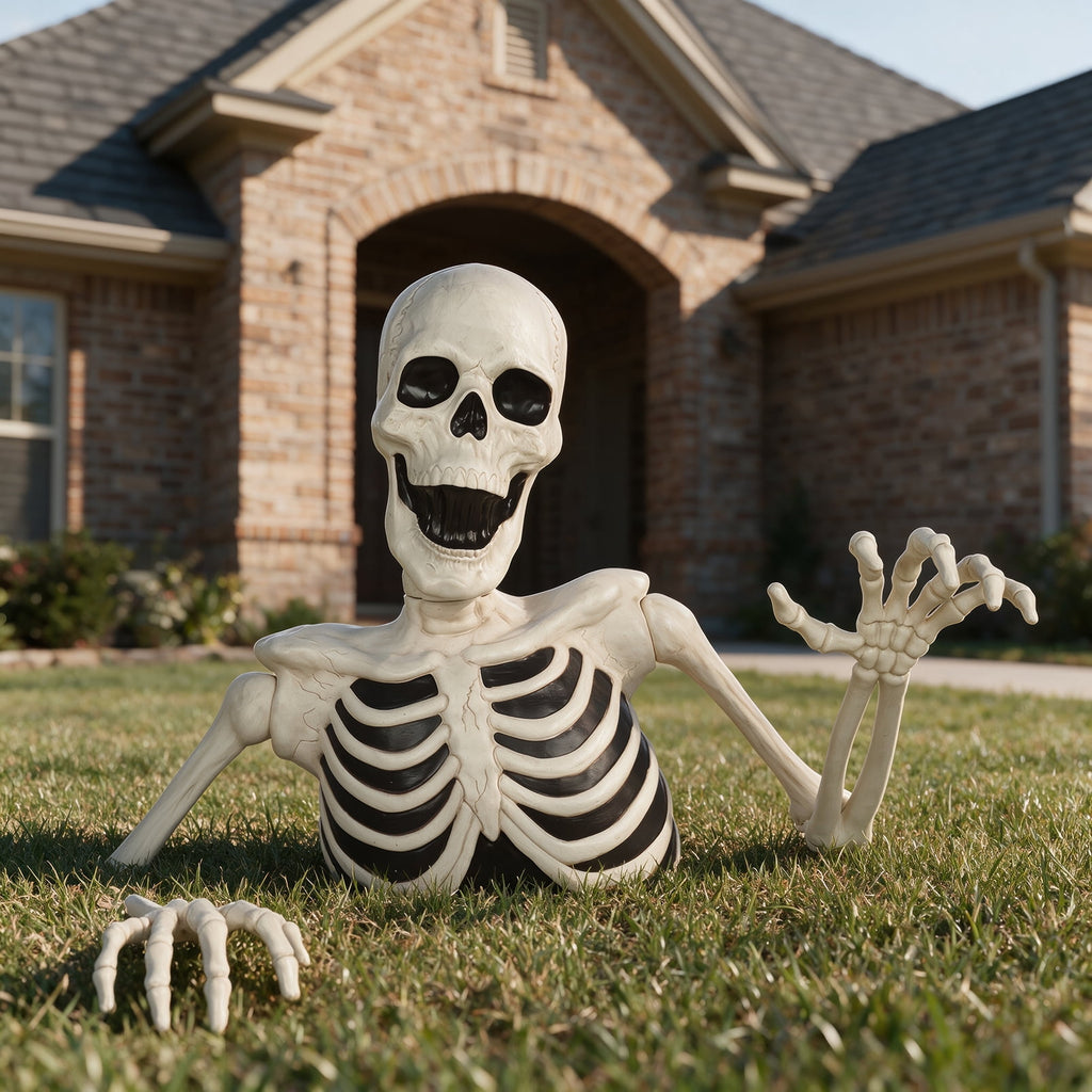 Witchwood™ 35" Halloween Giant Groundbreaker Skeleton, Halloween Decoration for Outdoor Lawn Yard and Porch