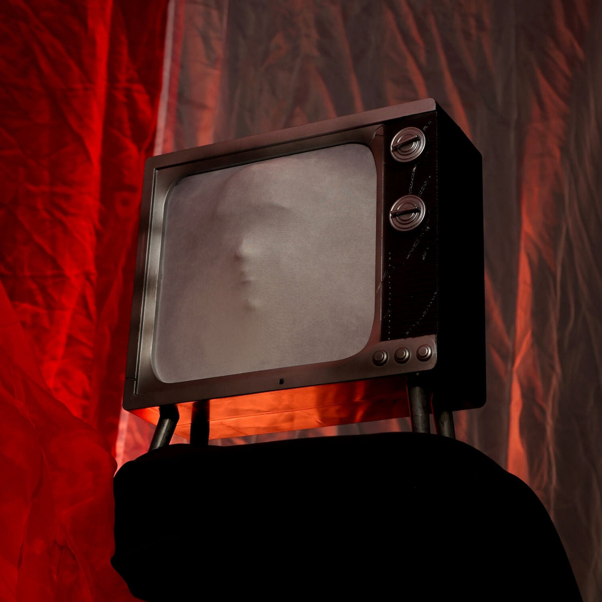 Witchwood™ 11.8 in Haunted TV by Tekky, Premium Halloween Animatronic, HHHAUNTTV-1FLSA