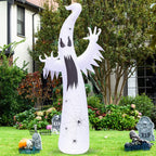 Witchwood™ Halloween Inflatable 11.8 FT Inflatable Halloween Ghost, Inflatable Halloween Ghost Scary Blow Up Ghost with LED Lights, Outdoor Halloween Decorations Clearance for Halloween/Holiday/Party