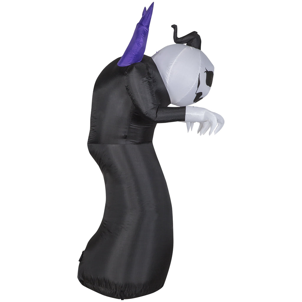 Witchwood™ Airblown Inflatables Halloween Pumpkin Head Creeper Reaper, 6'