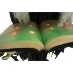 Witchwood™ 5.5 ft Poseable Witch with Spell Book, Lights and Sound, Indoor/Covered Outdoor Halloween Decoration, HHWITCH-9FLS