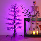 Witchwood™ 5 ft Dancing Halloween Tree Animatronic, Halloween Decor, HH050DANCETR-PUR