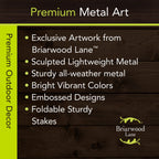 Witchwood™ Briarwood Lane Halloween Pumpkin and Ghost Metal Yard Art 30x13 For Halloween Metal Art