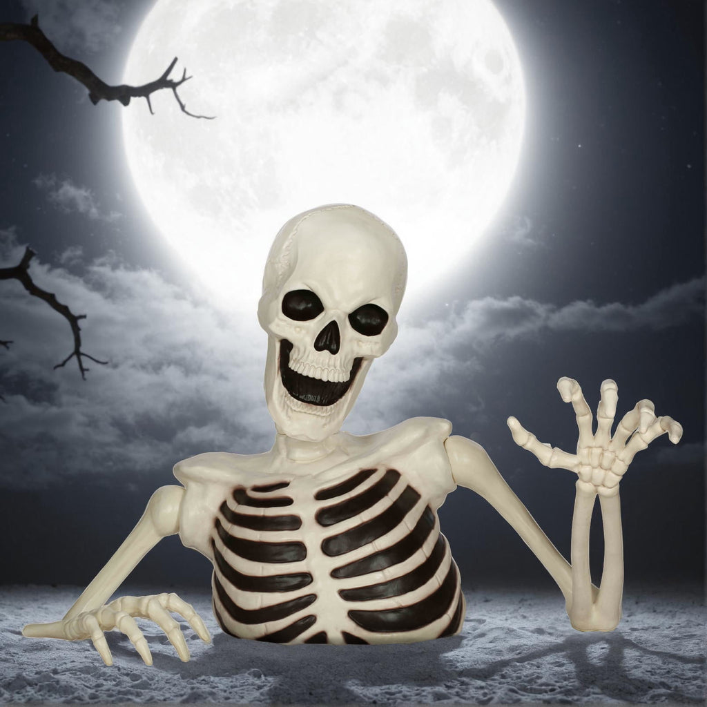Witchwood™ 48" Halloween Giant Groundbreaker Skeleton, Halloween Decoration for Outdoor Yard and Porch