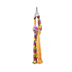 Witchwood™ 5.6 Ft Halloween Hanging Animated Talking & Shaking Scary Clown with Chain, Touch Activated for Decor