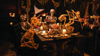 Witchwood™ Fun Express White Unicorn Skeleton Outdoor Decor, Halloween Macabre Design