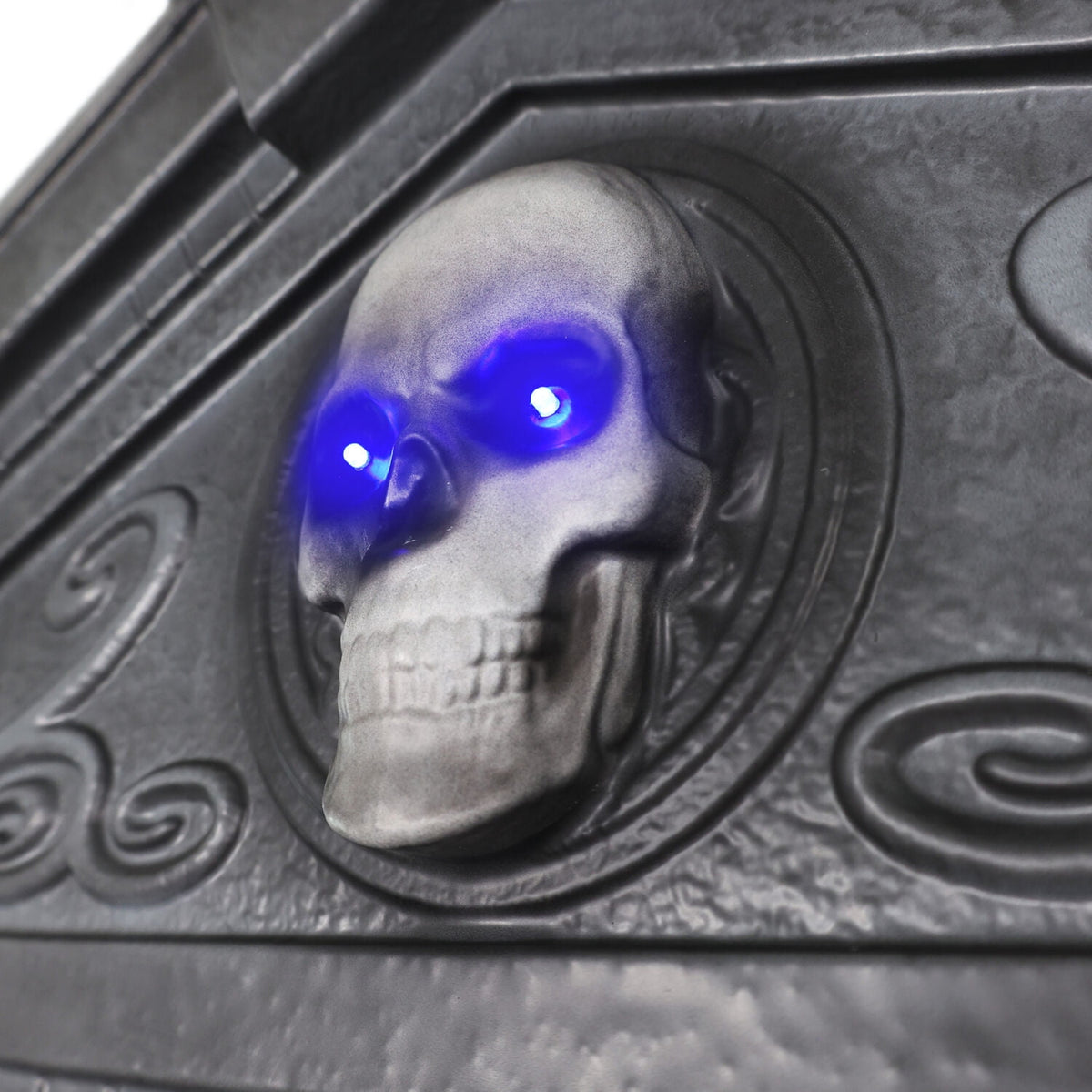 Witchwood™ 6.7 ft. Motion-Triggered Mausoleum Halloween Animatronic by Tekky, HHMAUSOLEUM-1FLSA
