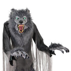 Witchwood™ 7 ft Tall Motion-Activated Towering Werewolf, Premium Halloween Animatronic, Plug-In, HHTWRWOLF-1FLSA