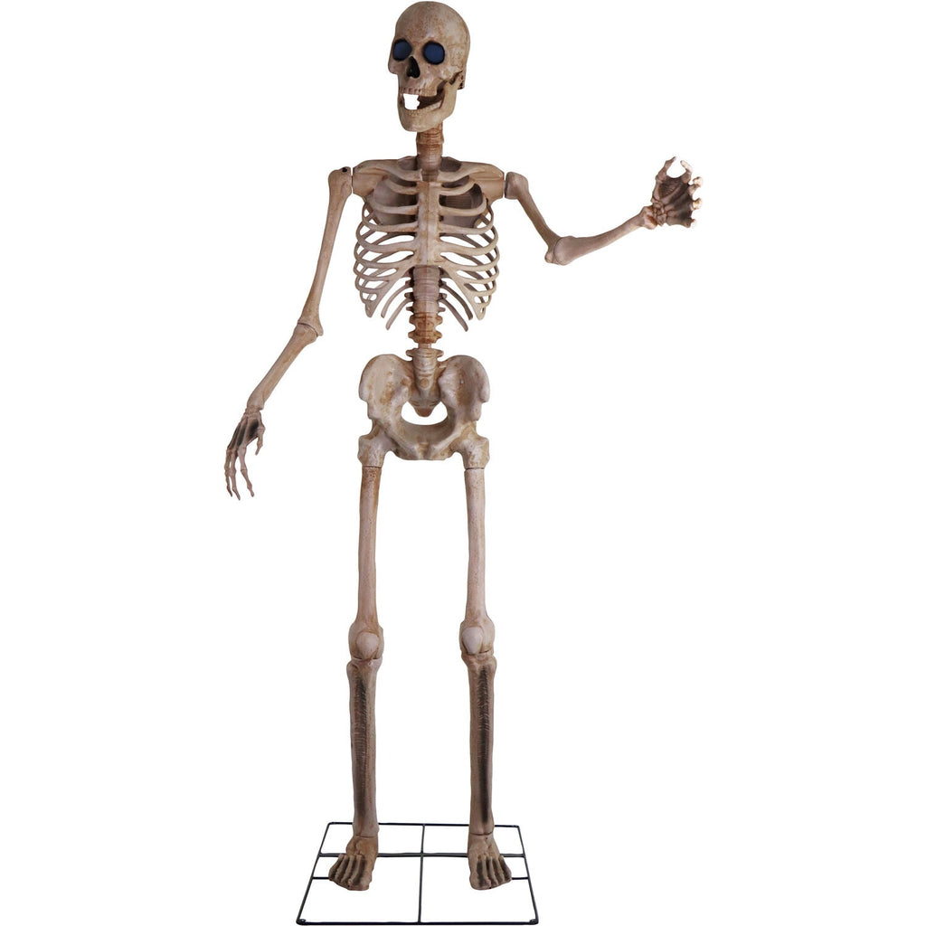 Witchwood™ 8 ft Tall Motion-Activated Towering Skeleton, Premium Talking Halloween Animatronic Decoration, Plug-In, HHTWRSKEL-2FLSA
